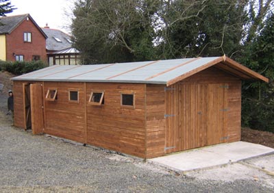 large bespoke shed